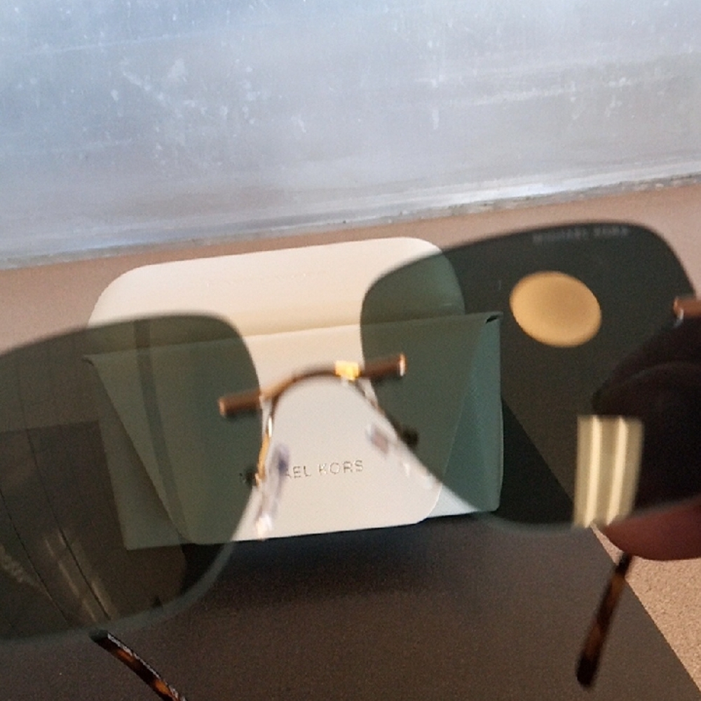 Michael Kors Sunglasses with Gold Accents - Picture 4 of 5